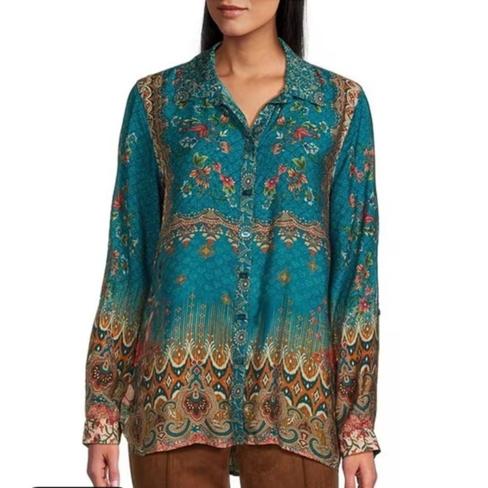 John Mark Multicolor Floral Shirt